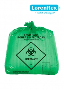 SACO HAMPER VERDE 100 litros C/ 50UN