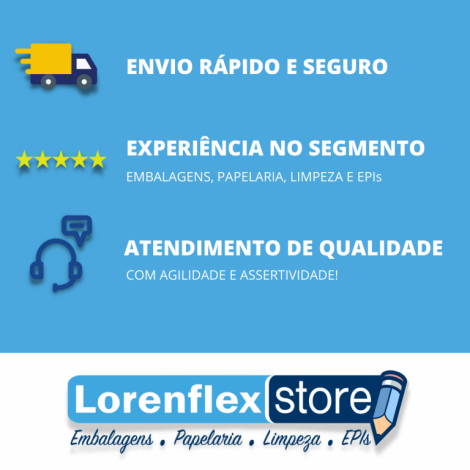 SACO HAMPER AZUL LORENFLEX 100L C/ 50UN