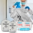 SACO INFECTANTE BRANCO LORENFLEX 15L C/ 100UN